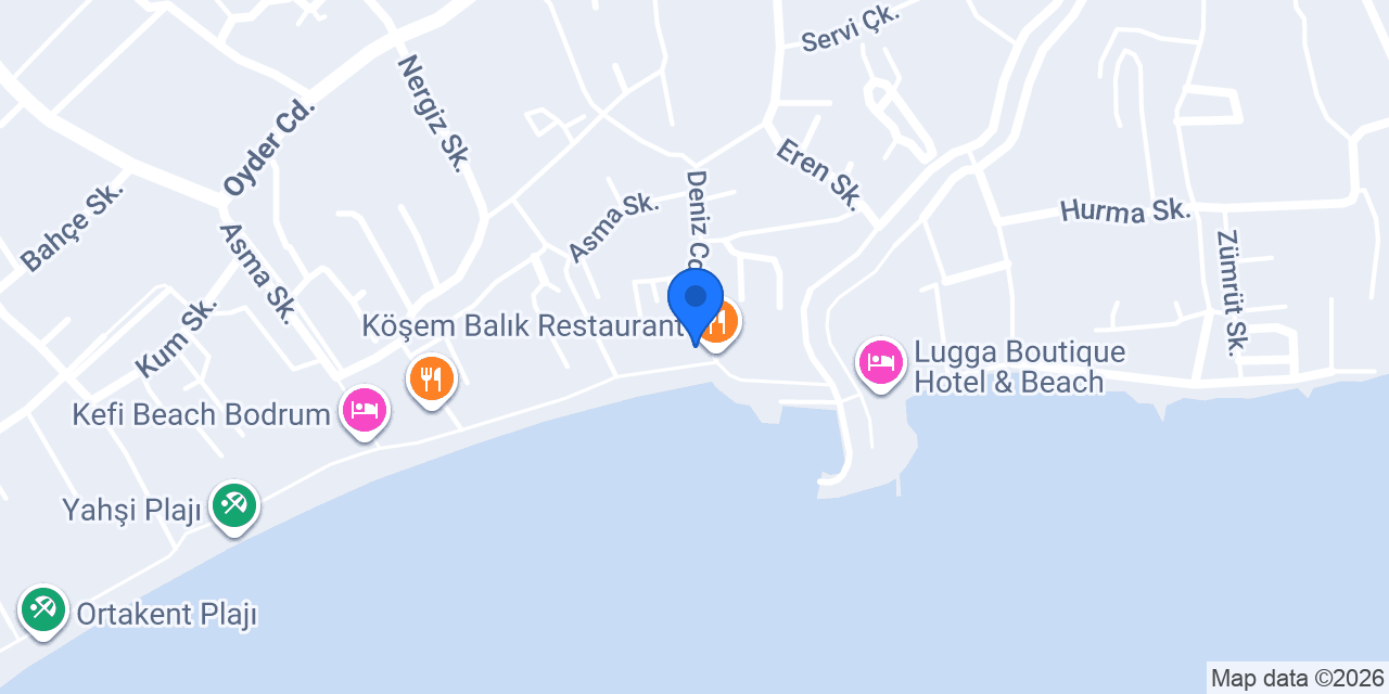 Naz Liman Bodrum konumu