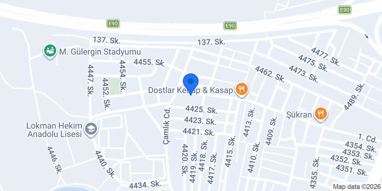 Yalçın Fırın konumu
