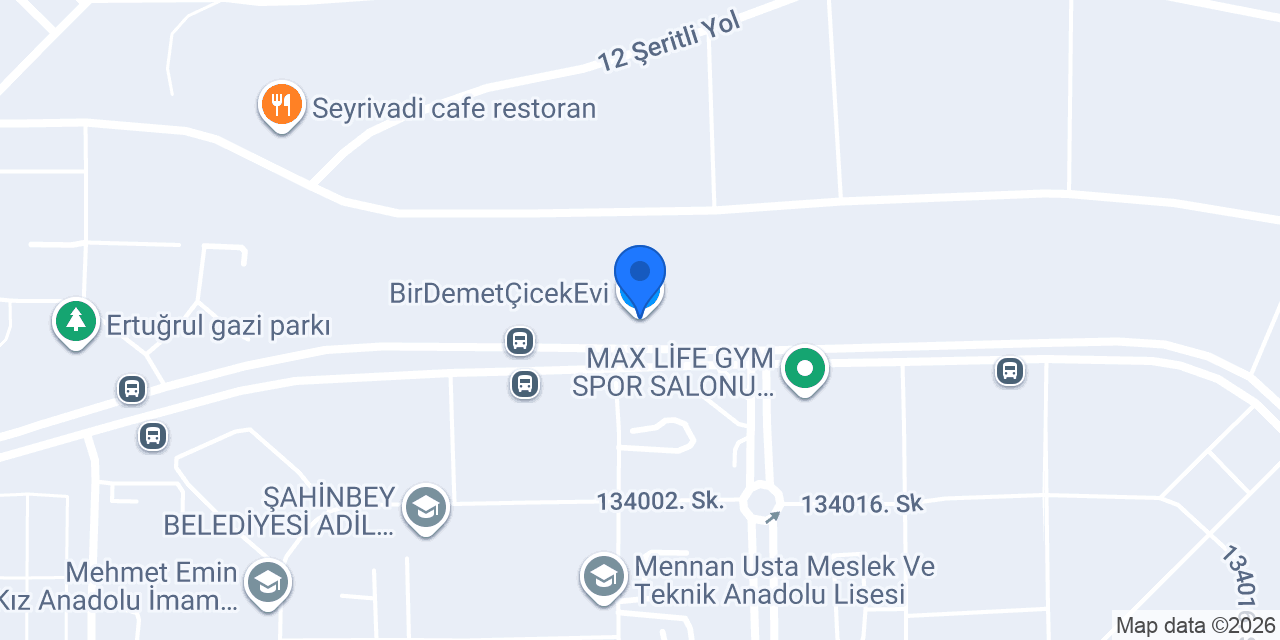BirDemetÇicekEvi konumu
