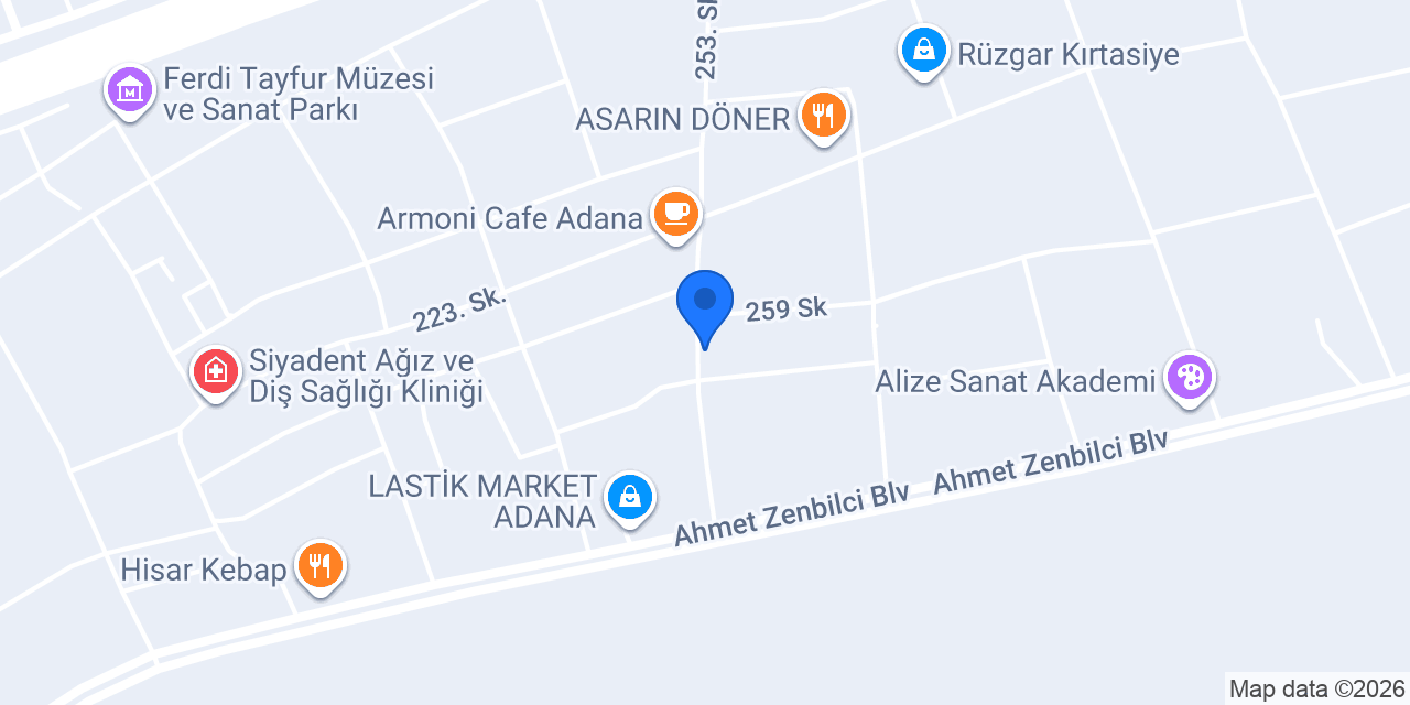 ADANA DUVAR KAĞIDI USTASI konumu