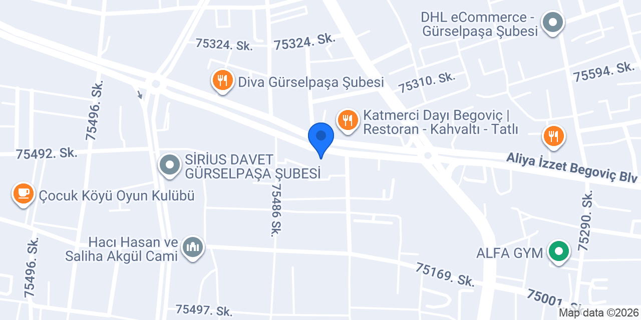 Bellapais Begoviç Şube konumu