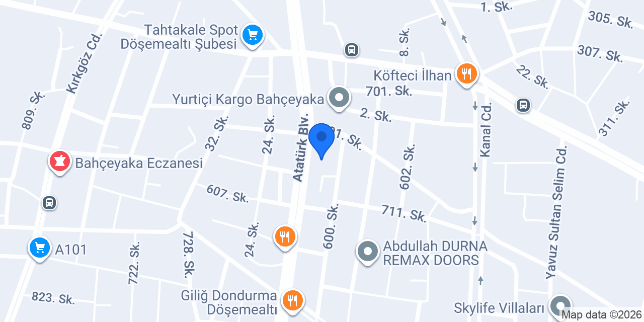 PUSULA Mbm Özel Öğretim Kursu konumu