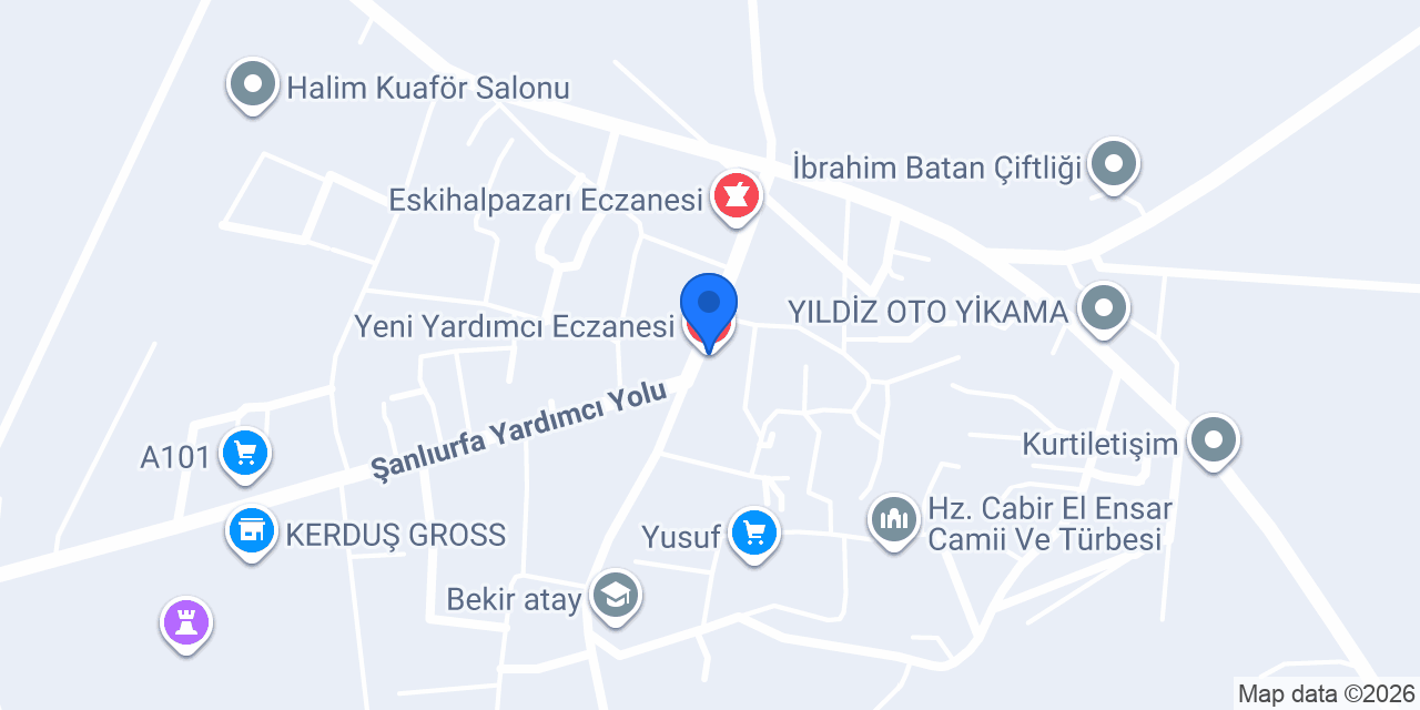 Yeni Yardımcı Eczanesi konumu