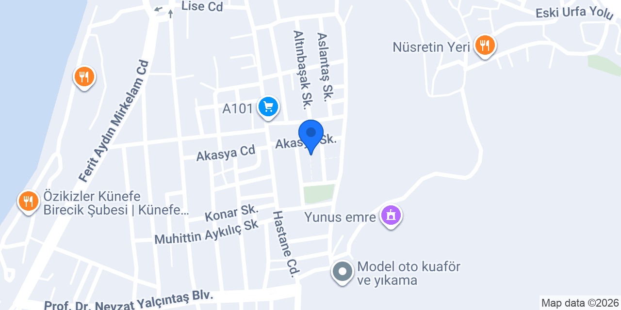 Birecik Cezaevi konumu
