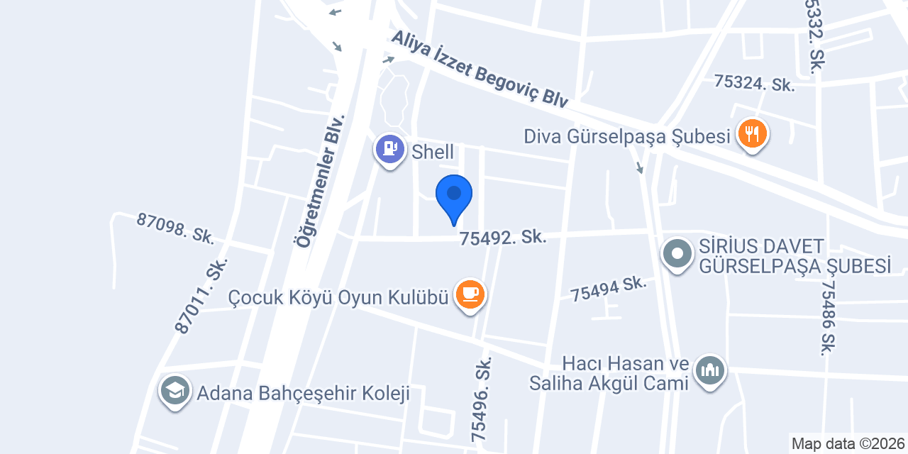 Ketçi Dondurma Adana konumu