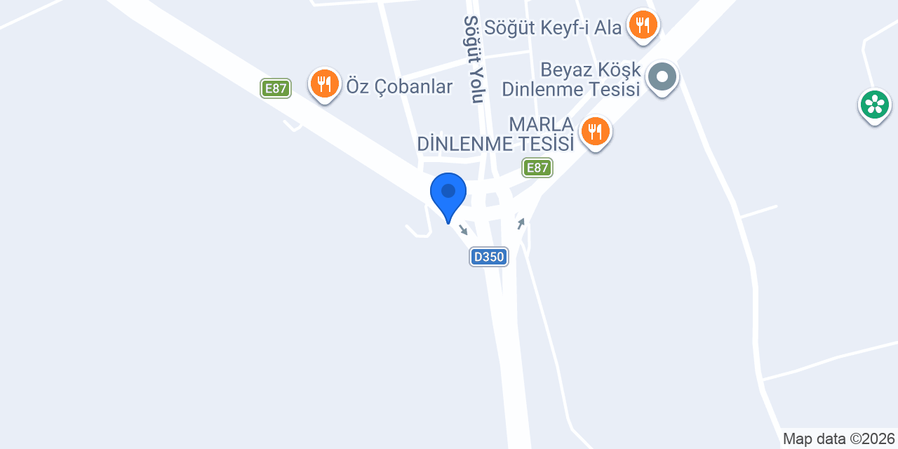 Erdoğan Dinlenme Tesisi konumu