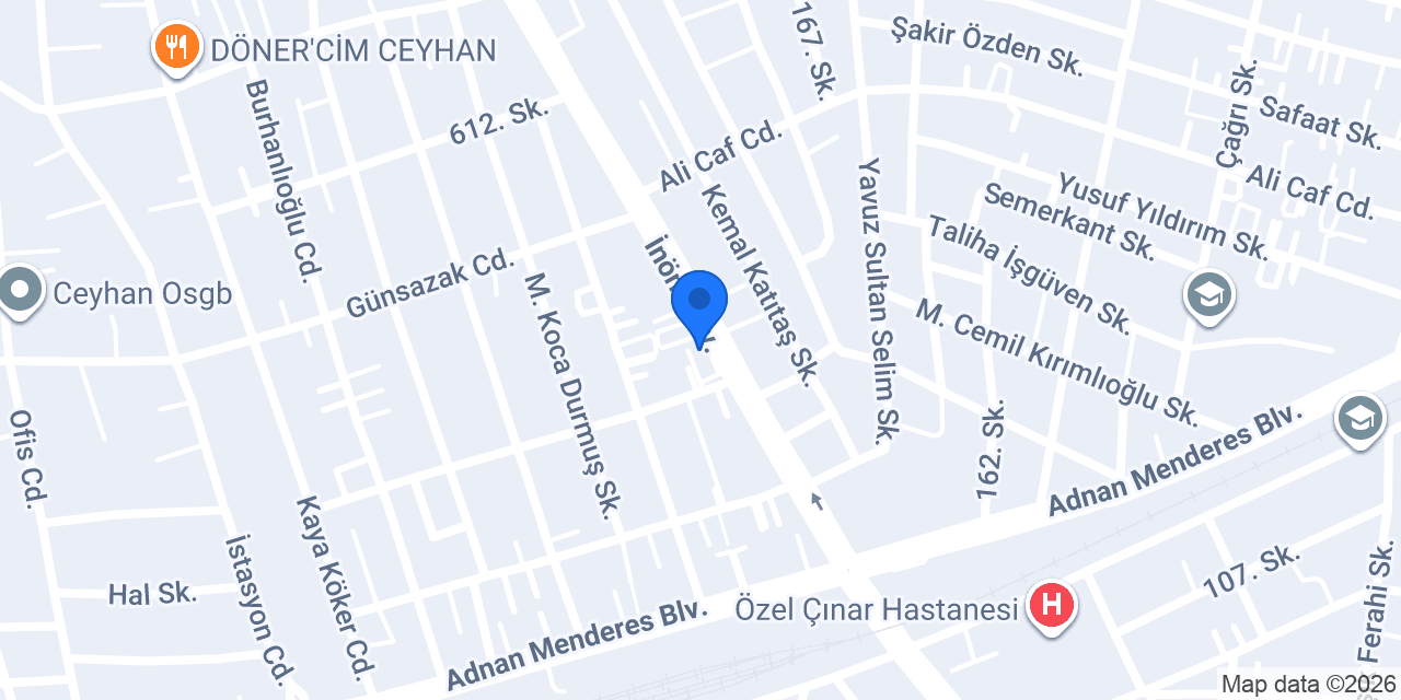 Ciğköfteci Ömer Usta konumu