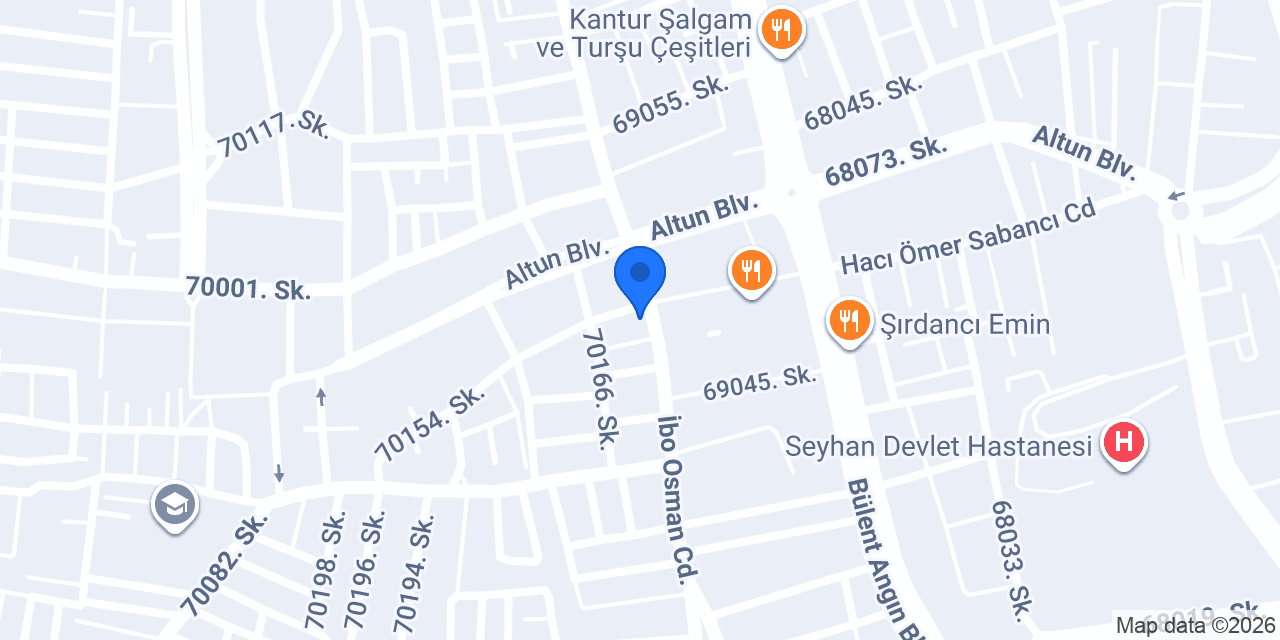Tek Akvaryum konumu