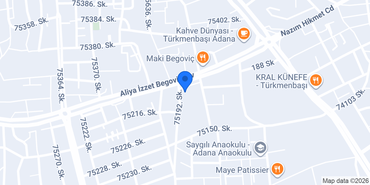 İŞLER KİTABEVİ BEGOVİÇ ŞUBE konumu