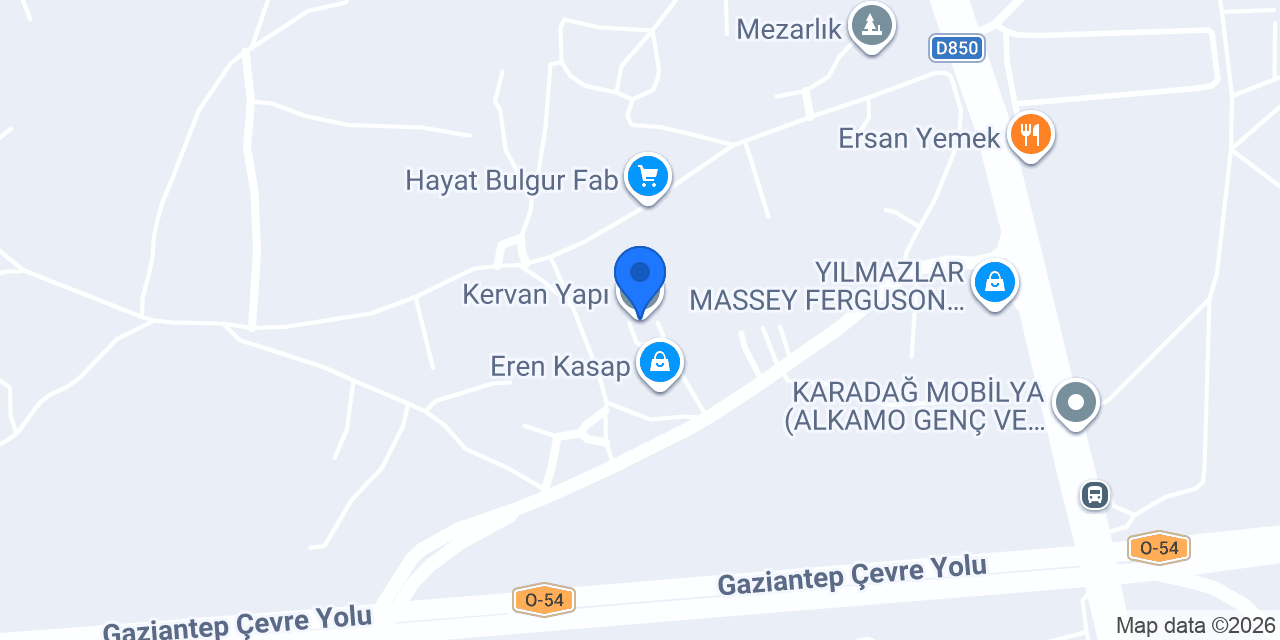 Kervan Yapı konumu