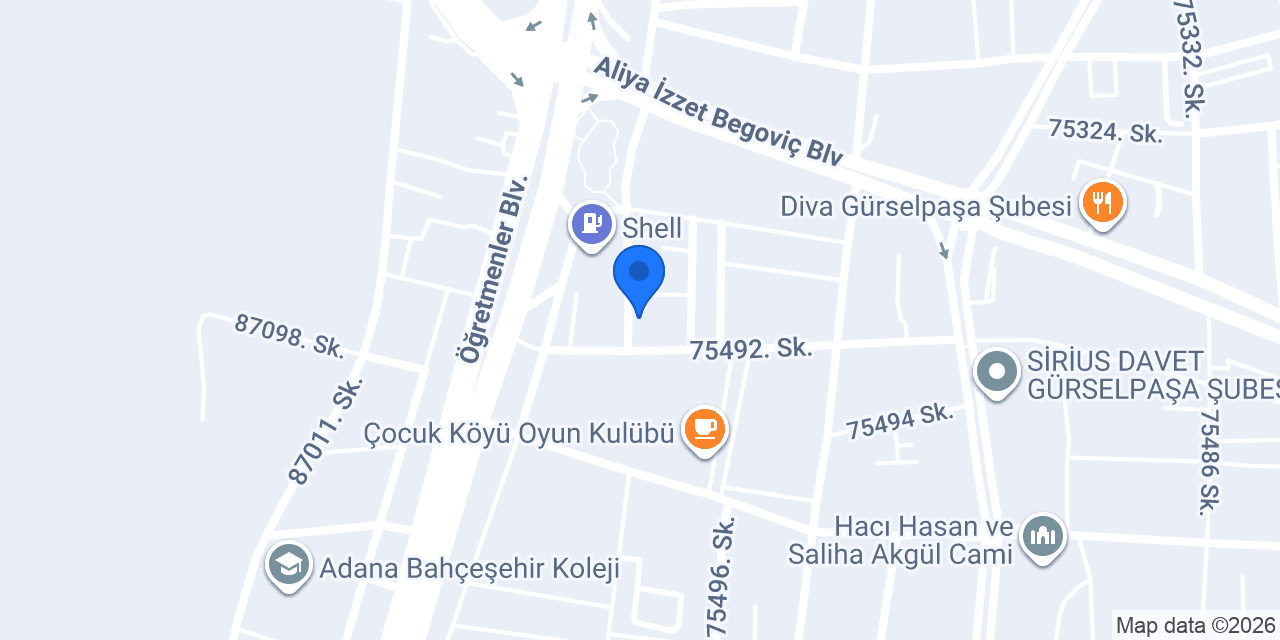 Adana Afiş Merkezi konumu