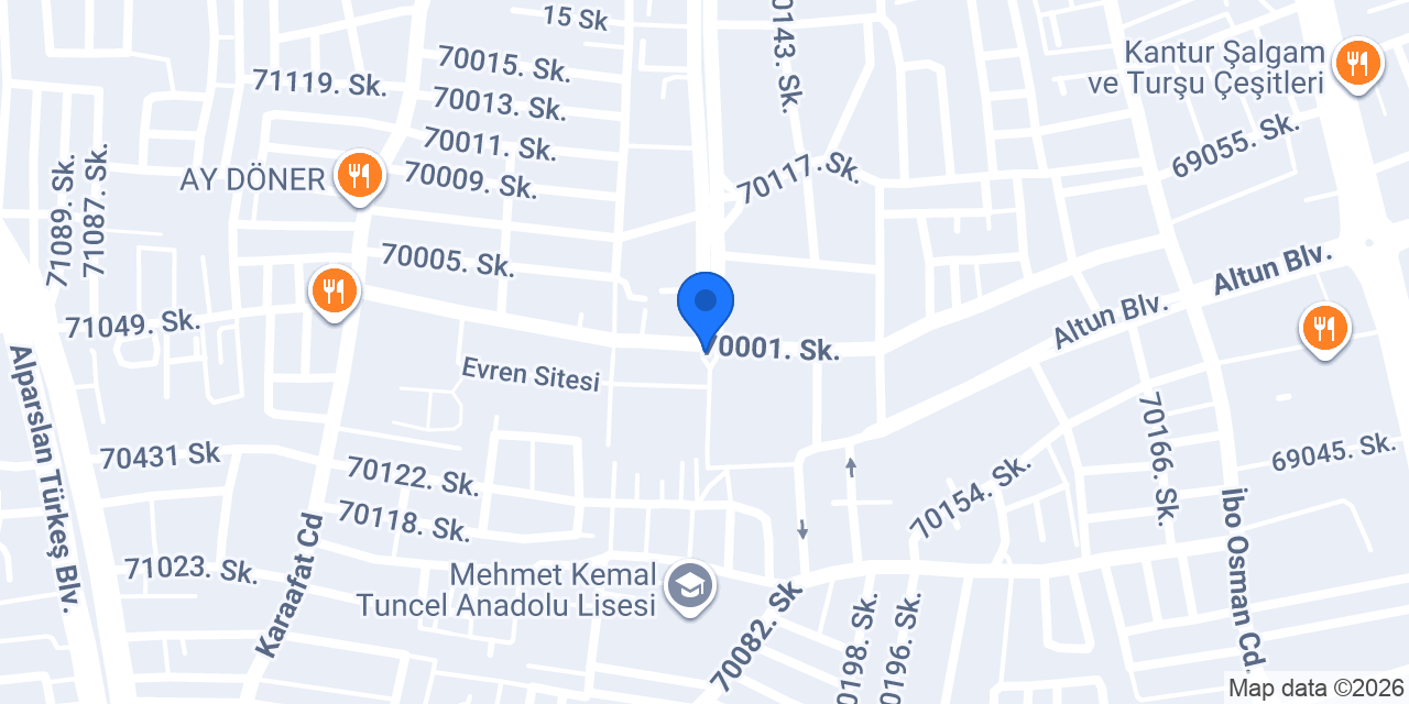 Evren Tavukçuluk konumu