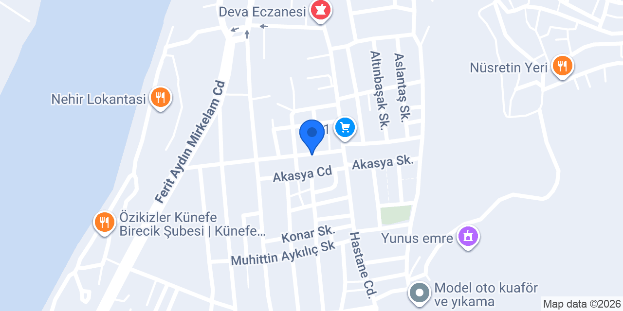 Tuzcuoğulları Vahap usta konumu