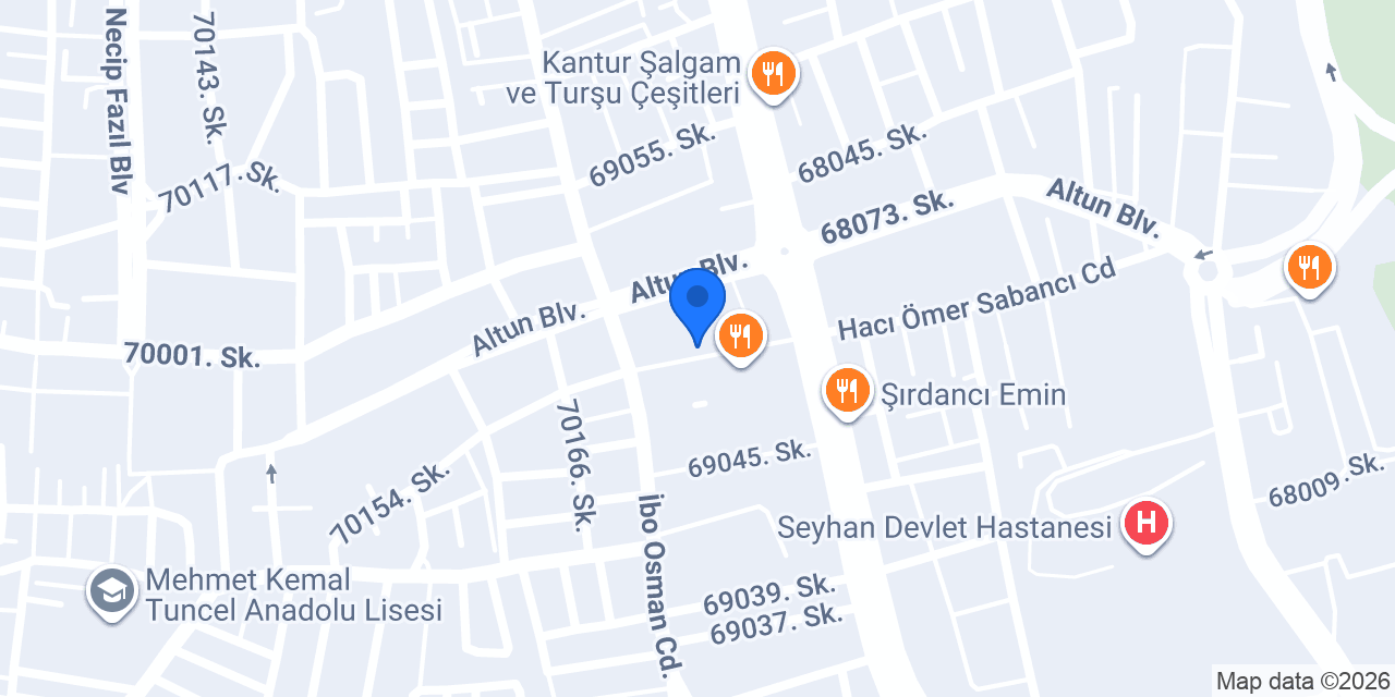 Domino's Pizza Barajyolu konumu