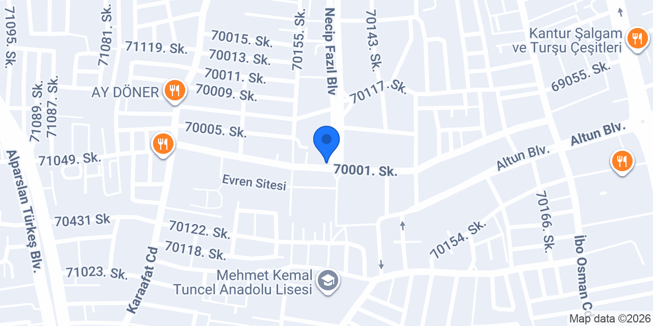 Sertaç Durak apartmanı konumu