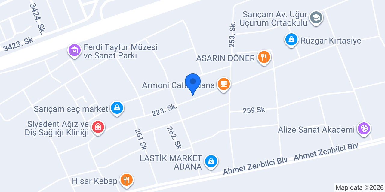 Demirelli yapı market konumu