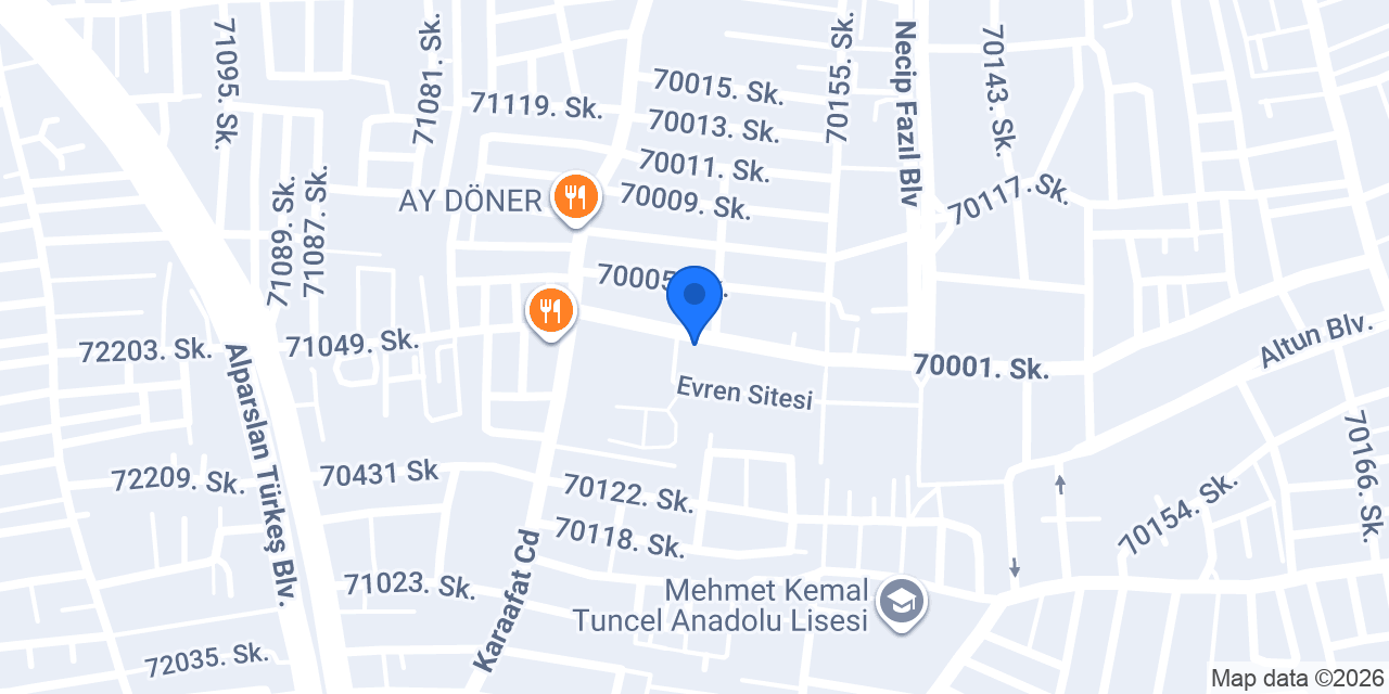 Evren pide konumu