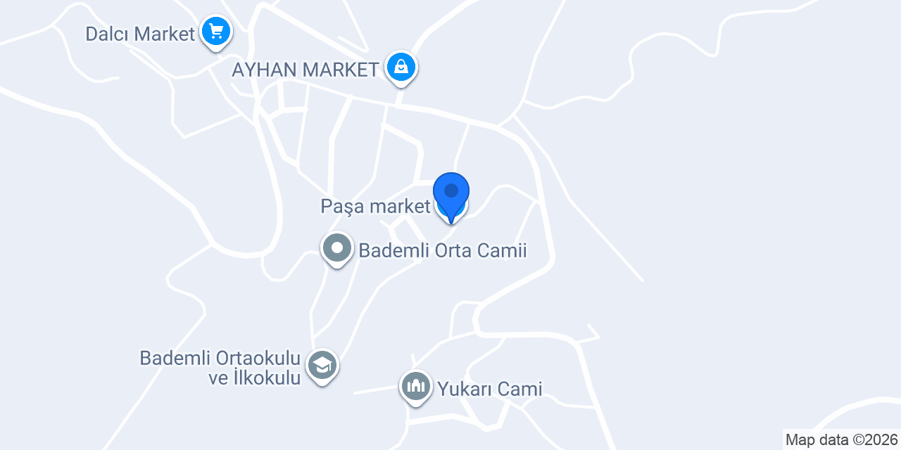 Paşa market konumu