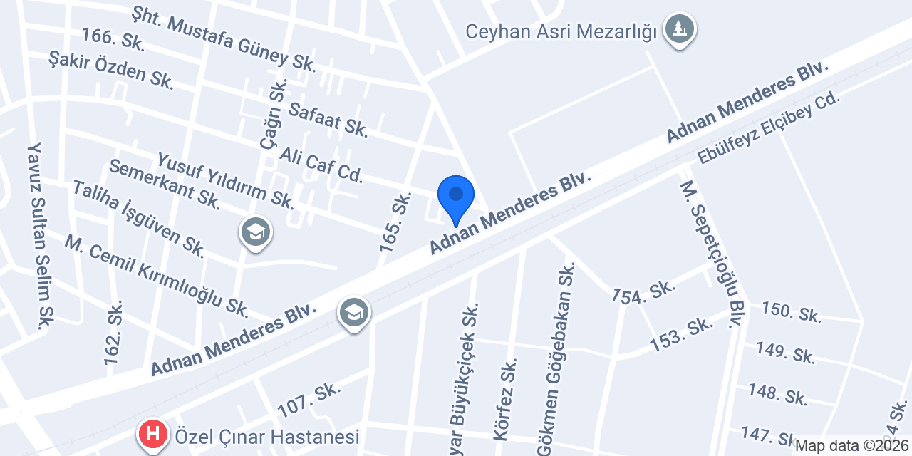 Nadir Mermer Ceyhan konumu