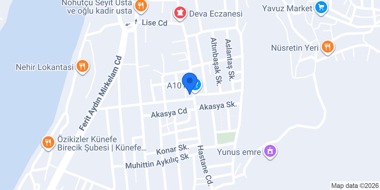 İtimat kuaför konumu