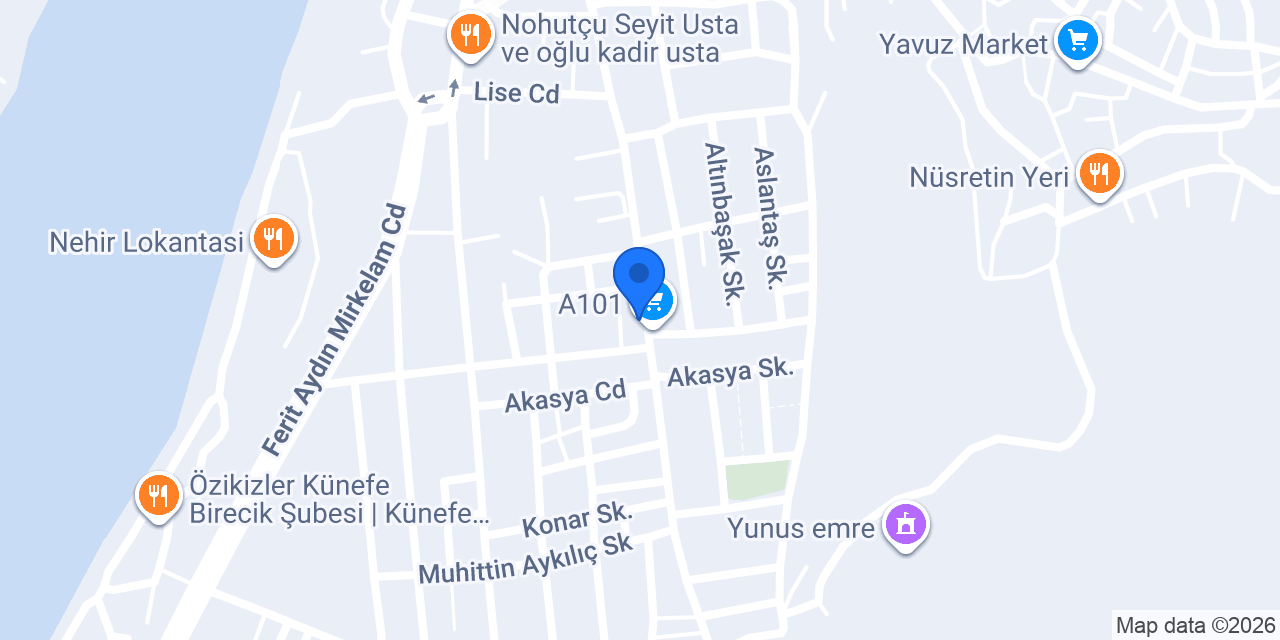 Açıkbaş manav konumu