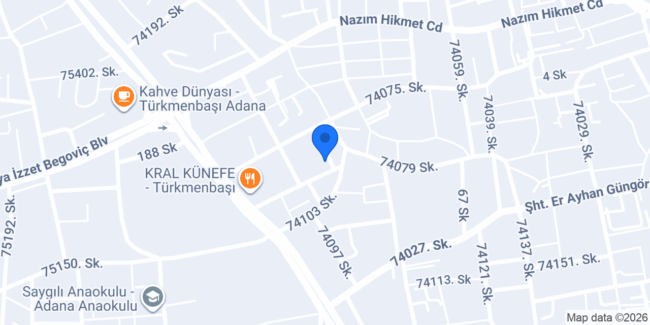 ASTERİA VETERİNER KLİNİĞİ konumu