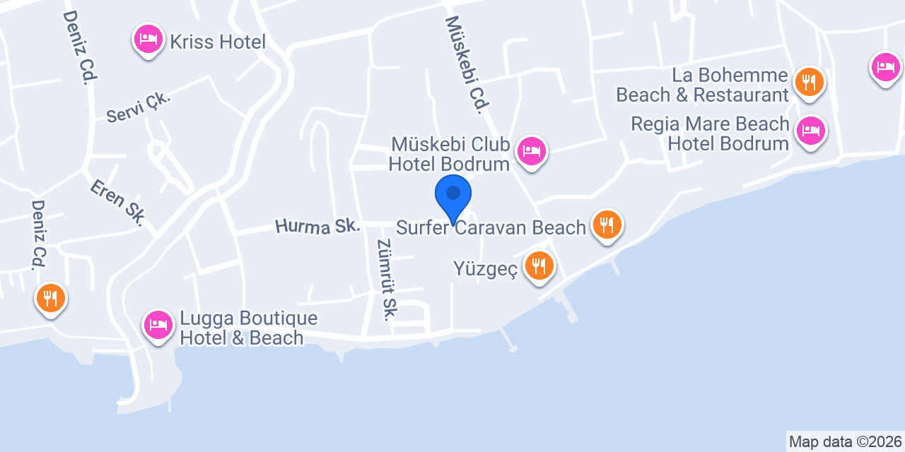 Seaside Beach Club konumu