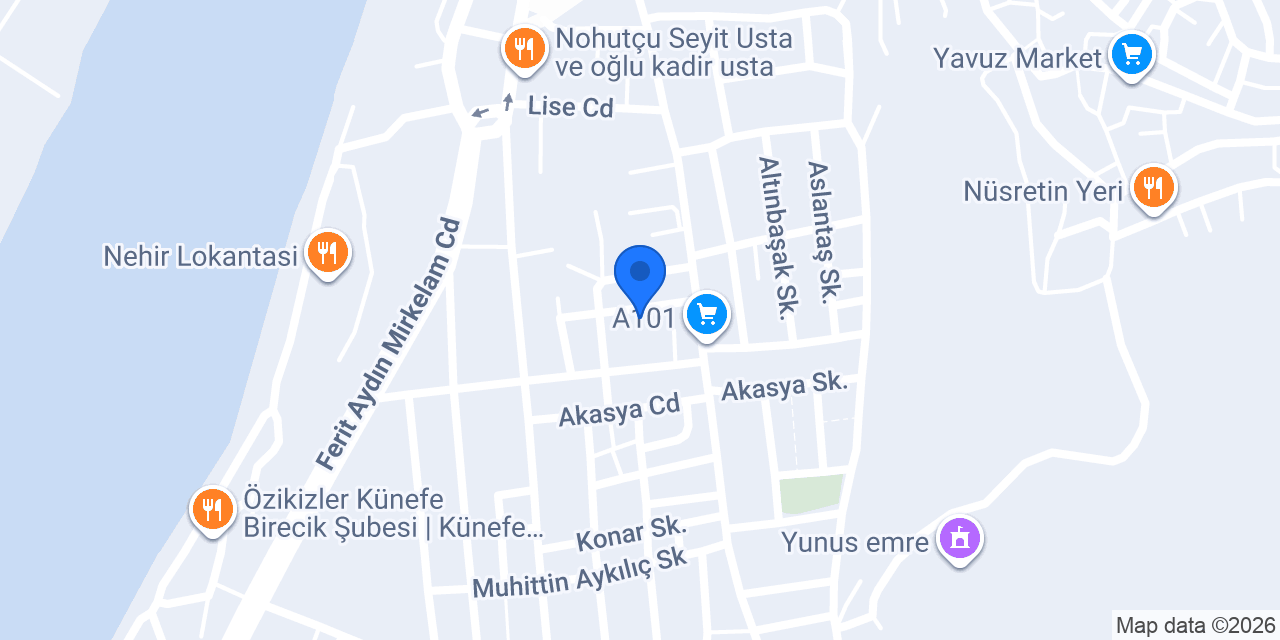 ÇINAR RENT A CAR konumu