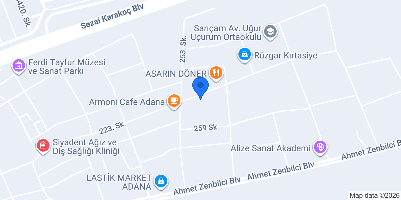 Bilici Eğitim Kurumları konumu
