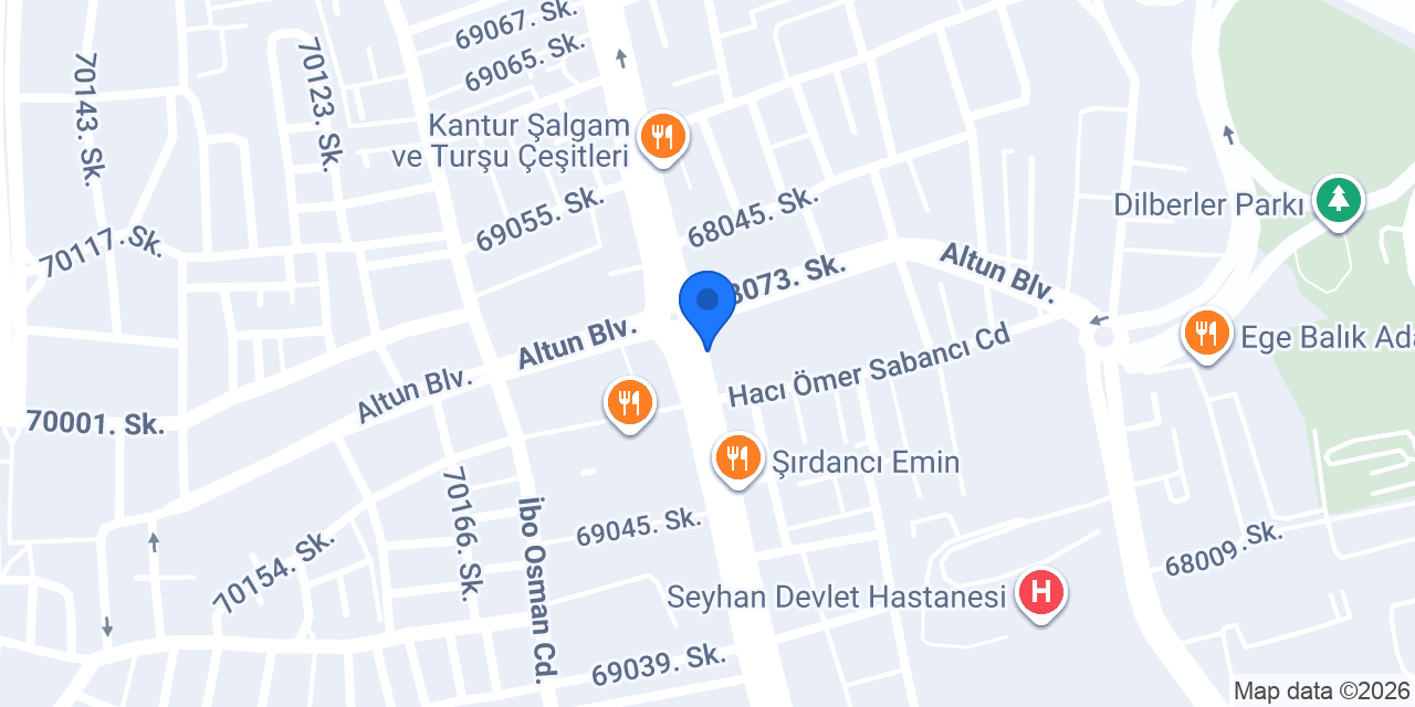 Diş Hekimi Ayşe Bilgili konumu