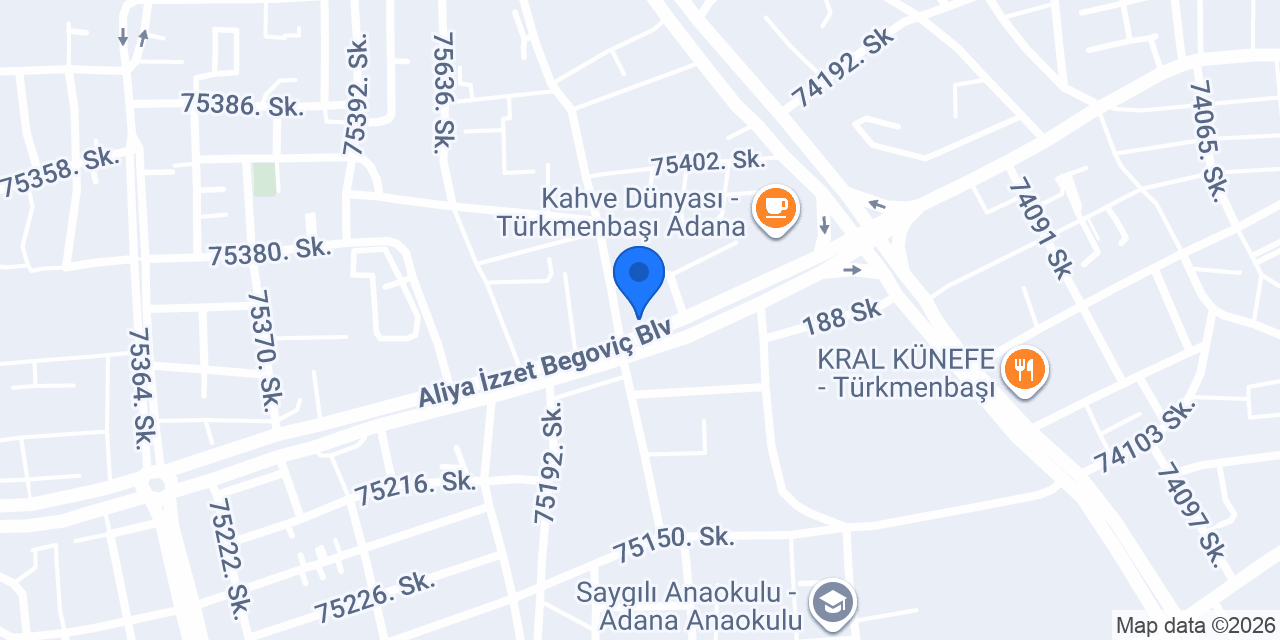 OKKA Et Kebap & Steak Adana konumu