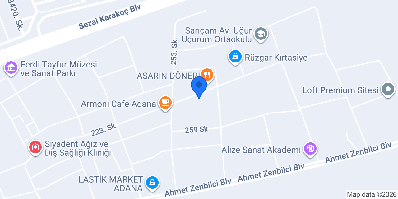 EKEN PARK 3 EVLERİ konumu