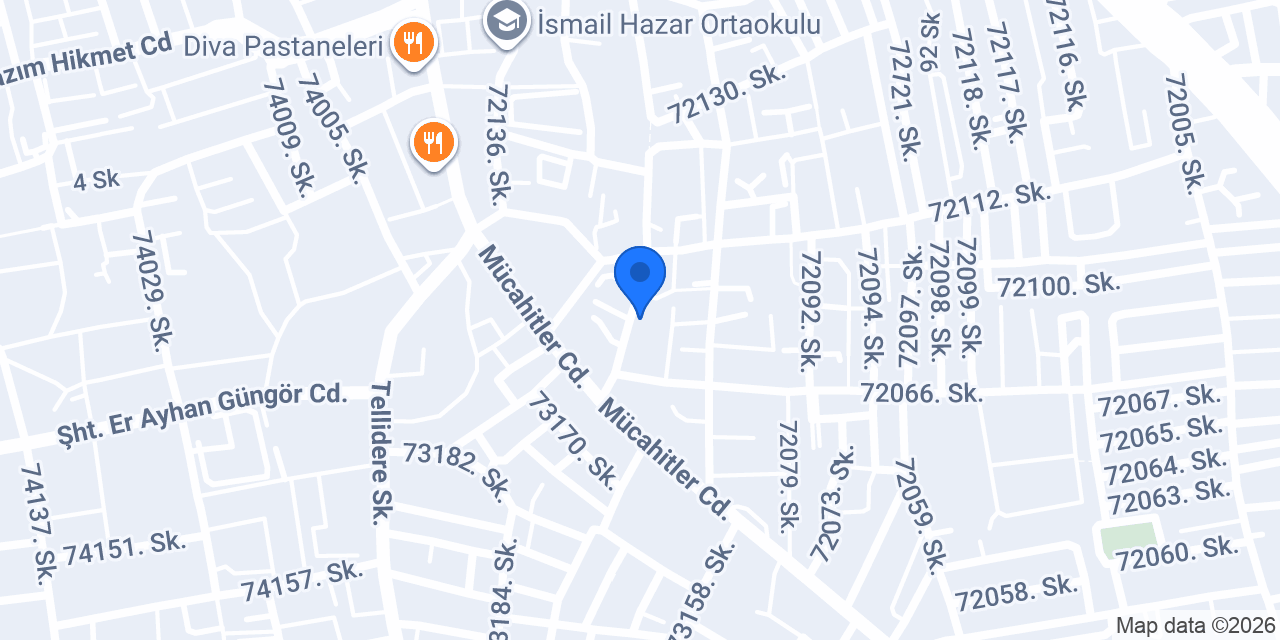 Telli Dere Eczanesi konumu