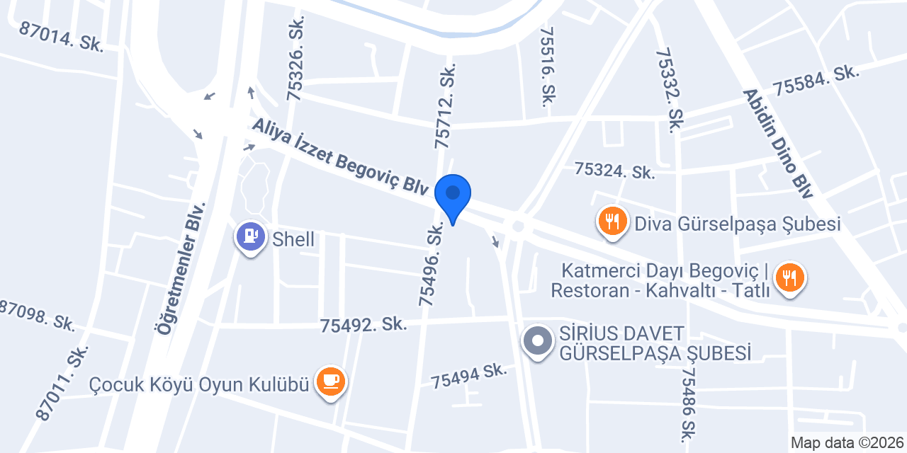 Groseri konumu