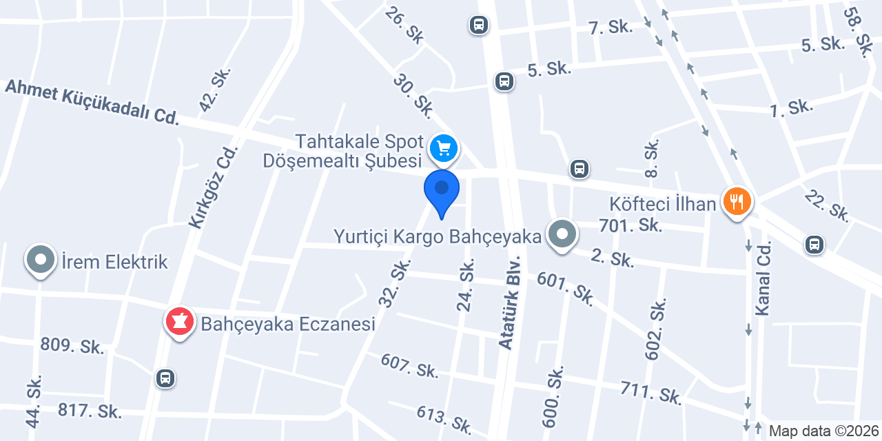 Döşemealtı PTT Posta Dağıtım konumu