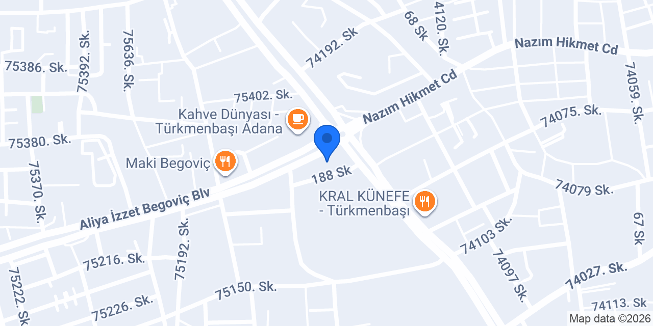 ECZANE BEGOVİÇ konumu