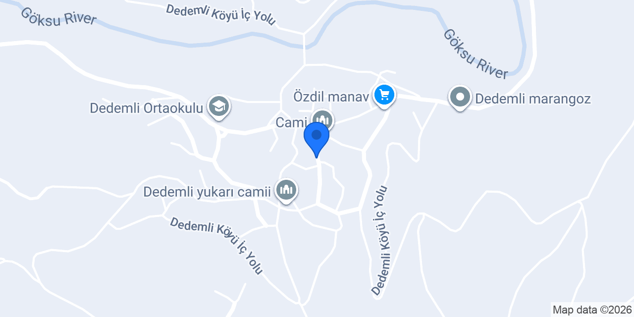 Dedemli Şehit Coşkun Nazilli İlkokulu konumu