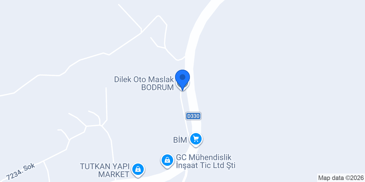 Dilek Oto Maslak BODRUM konumu