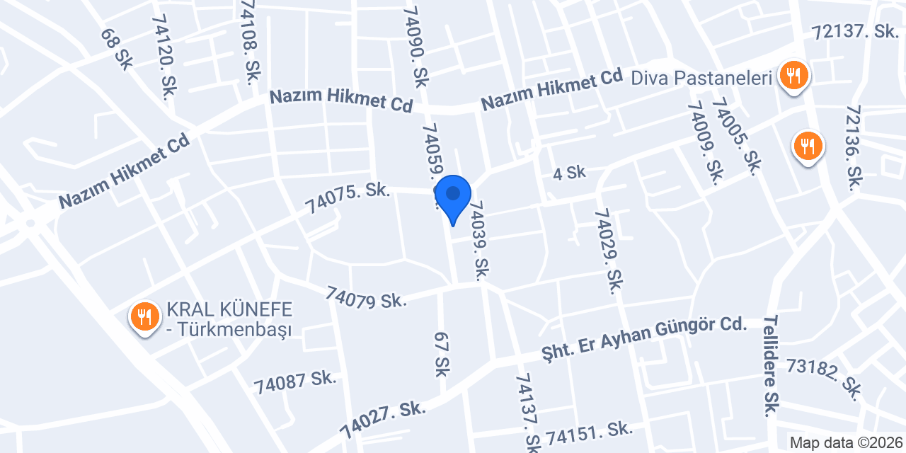 Adana Dikim Evi konumu