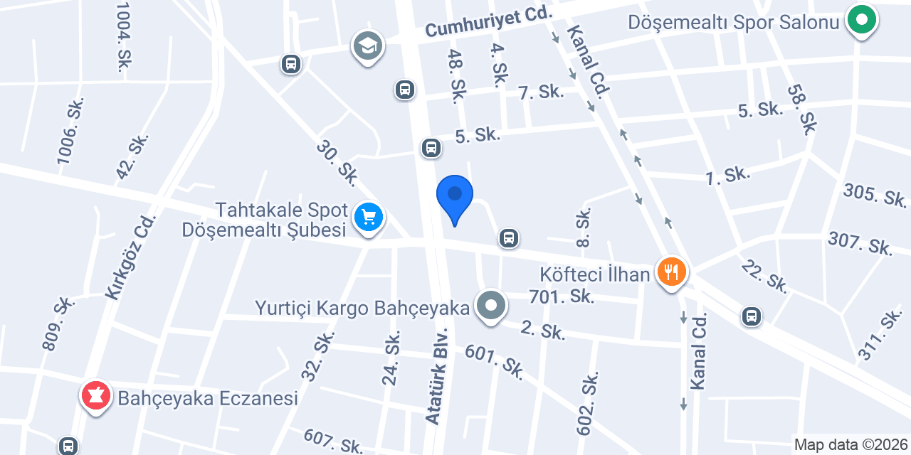 Özkaya Emlak konumu
