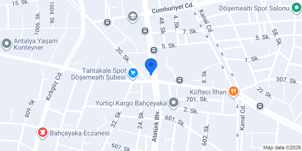 Hacı Baba Unlu Mamüller konumu