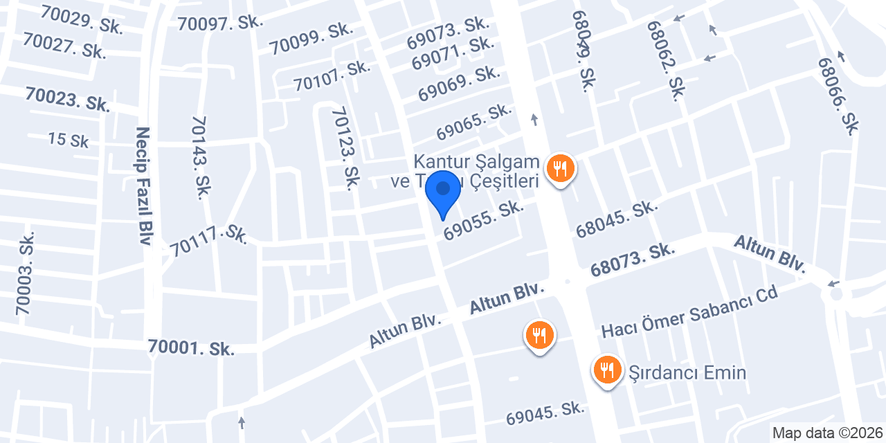 Terzi Safure Çırak konumu