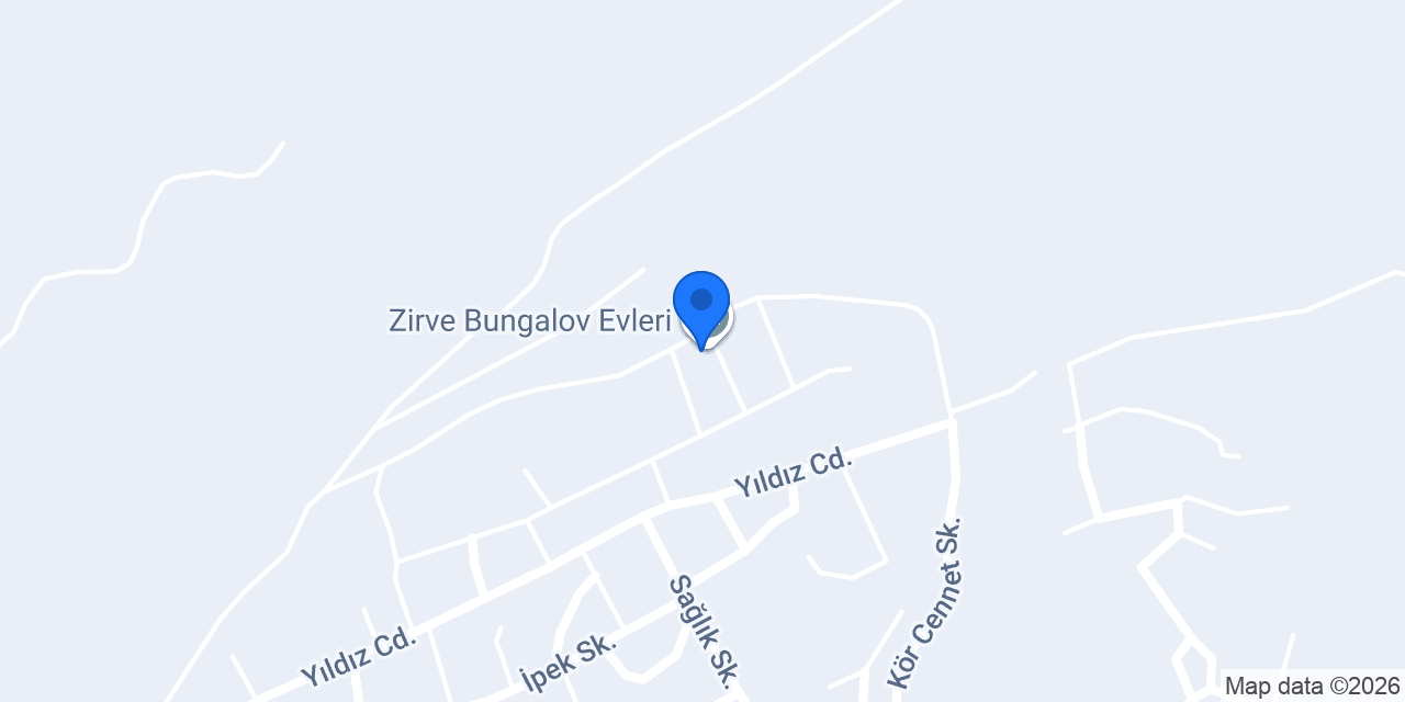 Zirve Bungalov Evleri konumu