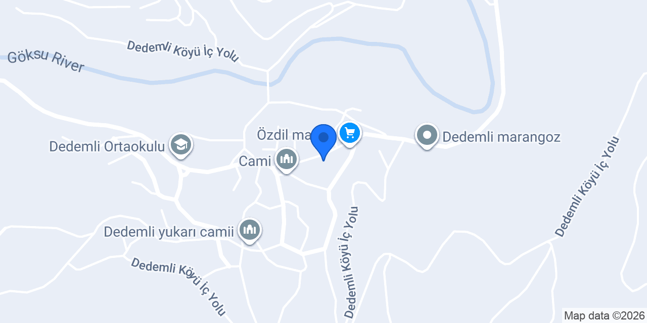 Dedemli taşekmek fırını konumu