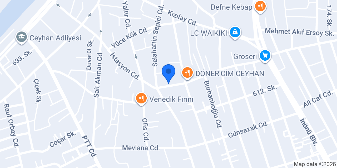 Ceyhan Elektronik konumu