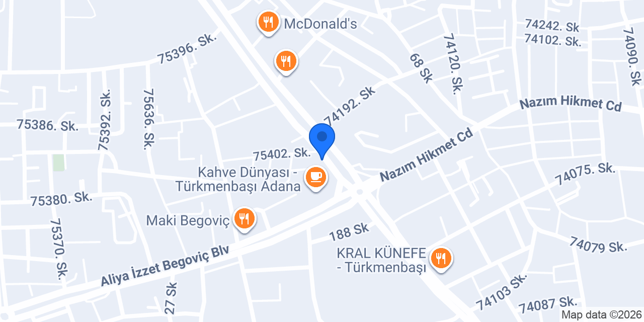 BEGOVIC TAKSI konumu