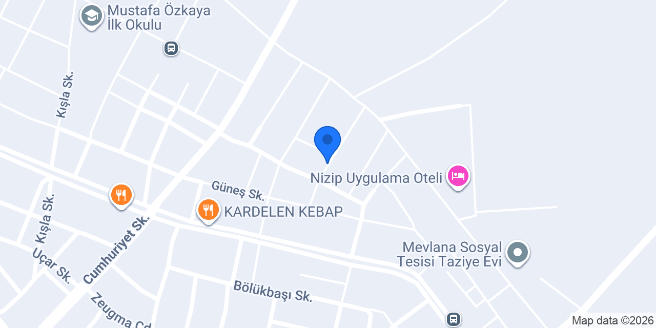 Nizip Duvar Kağıdı konumu