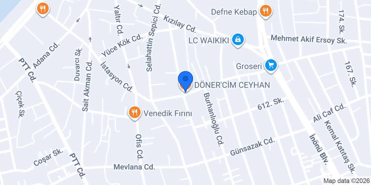 DÖNER'CİM CEYHAN konumu