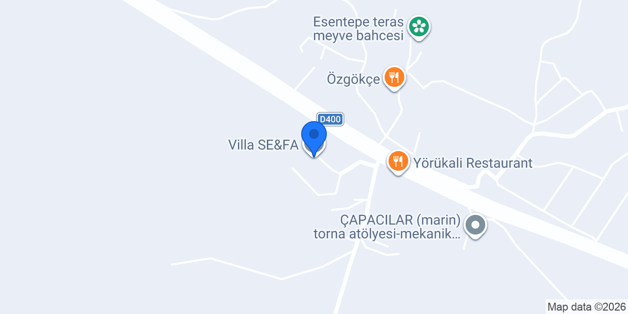 Villa SE&FA konumu