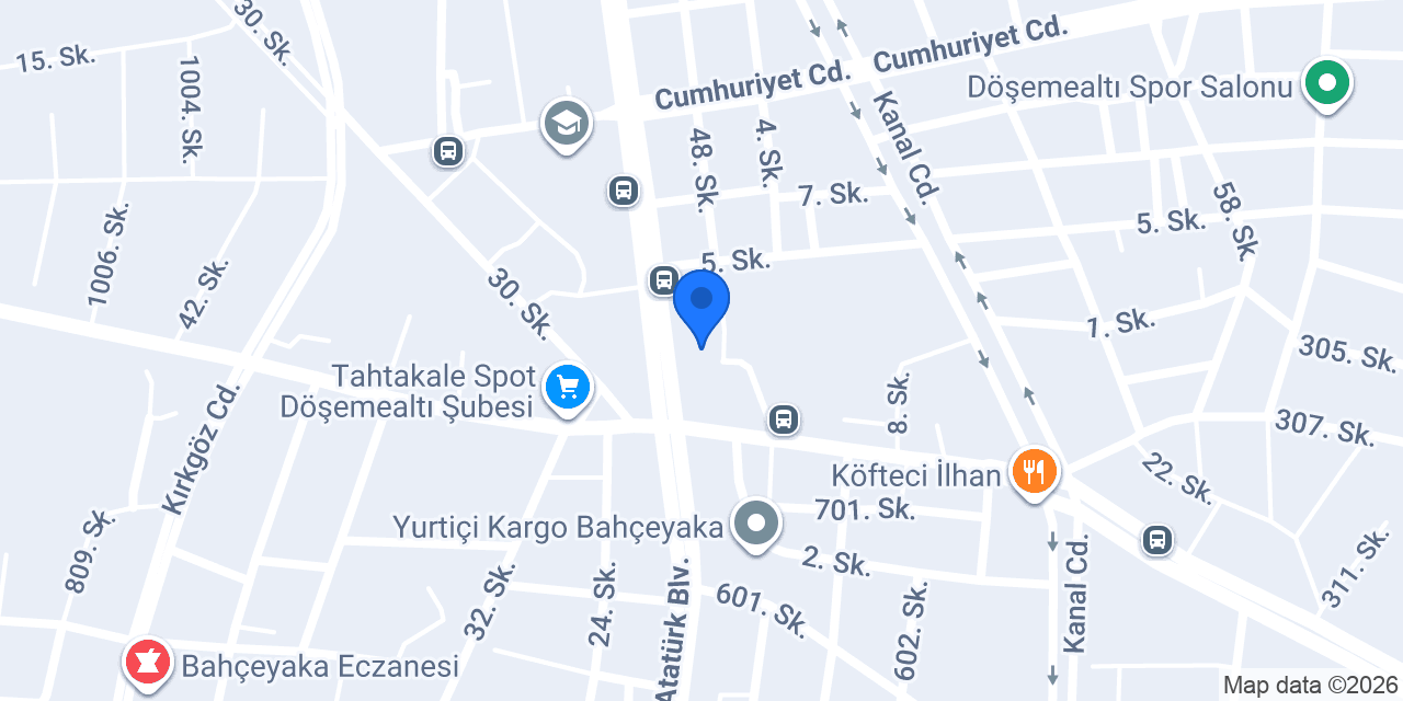 Gözde Kuyumculuk konumu